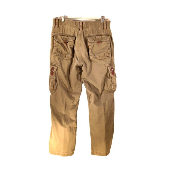 Redhead Cargo Pants Men's 32x30 Olive Army Green Straight Wide Leg Casual Gorp - Picture 7 of 16